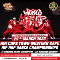 HHI SOUTH AFRICA WORLD BATTLES & SA DANCE CHAMPIONSHIPS MARCH – APRIL 2022